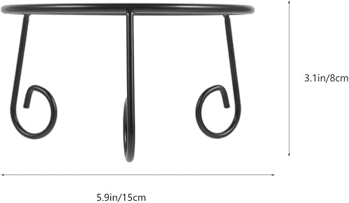 Miniatura 5 de GANAZONO Soporte de bola de observación de metal, exhibición de globos de observación de jardín, soporte de esfera al aire libre, soporte de bola de