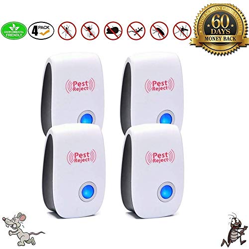 Preisvergleich Produktbild Aatif.L Ultraschall Schädlingsbekämpfer, Pest Repeller, Elektronische Insektenschutzmittel & Innenräumen Pest Control Repeller für Kakerlaken, Mäuse, Mücken, 100% Sicher für Menschen Haustiere