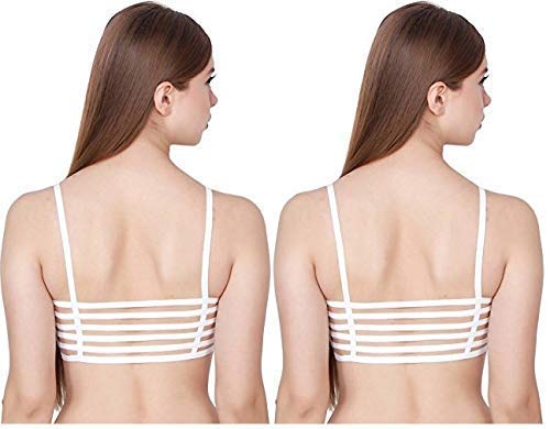 Image of Manpasand Girls Cotton Lightly Padded, With Removable Pads Non-Wired Bralette Bra