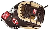 Rawlings Pro Preferred Baseball Glove, Pro I Web, 11.75 inch, Right Hand Throw, Red, Gold (PROS315-2CMO 11 3/4 I/CV)