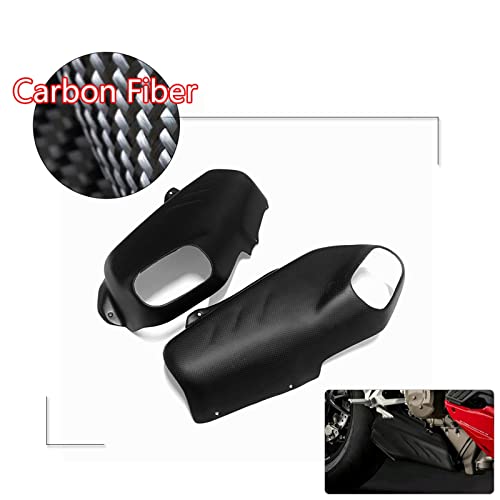 Protección de escape fibra carbono Ducati Superleggera V4 protector panel capó carenado 2