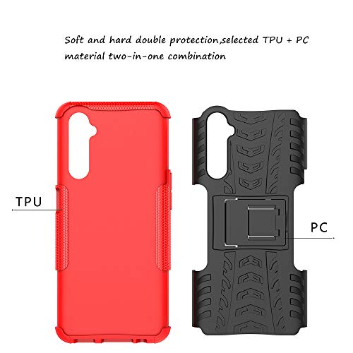 Wuzixi Cover per Realme 6. [Heavy Duty] [Hybrid 2