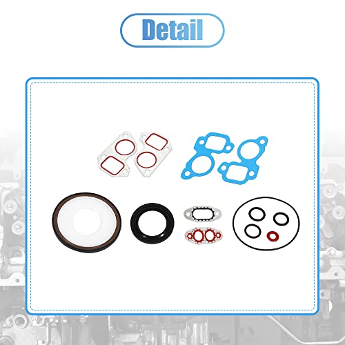 X Autohaux Cs5975A Cs9284 Engine Lower Conversion Gasket Kit Head Gasket Set Cover For Chevy For Gmc For Isuzu For Saab 4.8L 5.7L 6.0L 6.2L #TOP4
