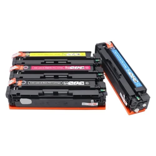 Toner 207A avec puce pour imprimante HP Color LaserJet Pro M283fdw M255dw W2210A pack de 4