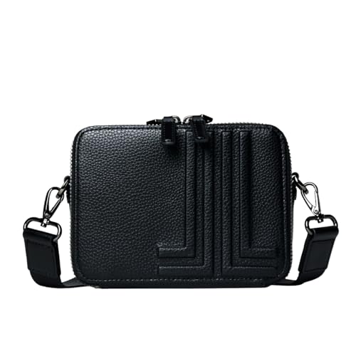 [ランバンオンブルー] タンブル ショルダーバッグ メンズ ダブルルーム, No.512122 クロ