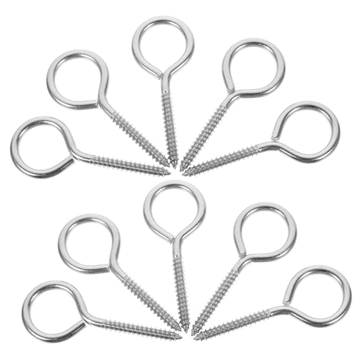 Vis métalliques crochets à œillet pour suspension murale et fixation plafond