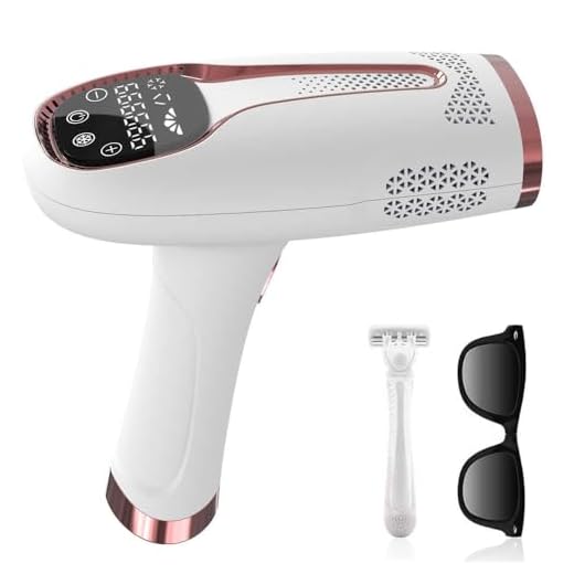 Dispositivo de Depilação a Laser IPL, Removedor de Pelos Permanente, 999.999 Flashes, para Corpo e Rosto