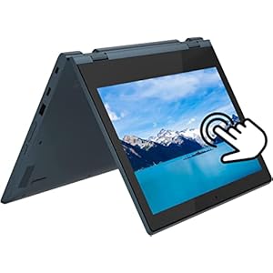 Lenovo Flagship Chromebook 11.6″ HD 2 in 1 Touchscreen Laptop Computer, Intel N4020 (up to 2.80 GHz), 4GB RAM, 64GB eMMC, WiFi, Bluetooth, Webcam, Chrome OS, Abyss Blue