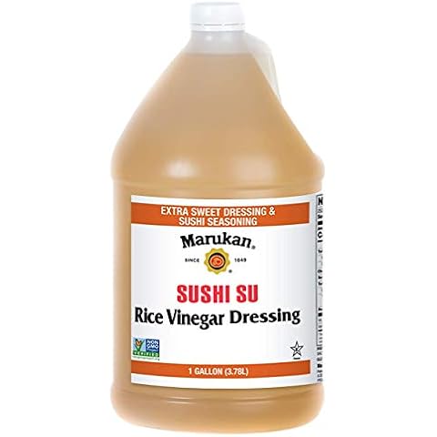 Marukan Sushi Seasoned Rice Vinegar (Sushi-Su), 1 Gallon (Pack of 1) Cover