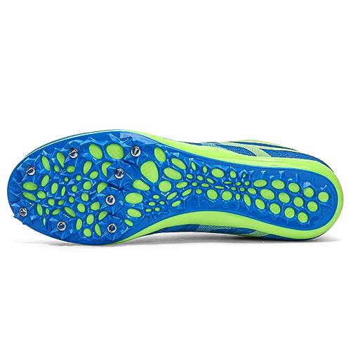 Image of New Track and Field Shoes for Men Women Kids Boys Girls 8 Spikes 100-400 Meter Running Racing Shoes Professional Sprint Sport Sneakers