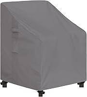 Vista 8 de Easy-Going Funda para Silla de Respaldo Alto para Exteriores Resistente a Rayos UV Funda para Silla de Patio Impermeable Funda para Muebles