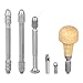 4pcs Hand Drills Set Single Head Double Head Cable Mouth Hand Drilling Twist Drill Tools for Home (Mushroom Head, Single Head, Double Head Round Mouth, Double Head Hexagonal Mouth)- Drill Bit