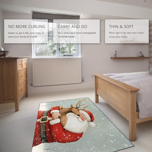 Tapis de Noël lavable pour protéger le sol de l'entrée avec douceur - 6