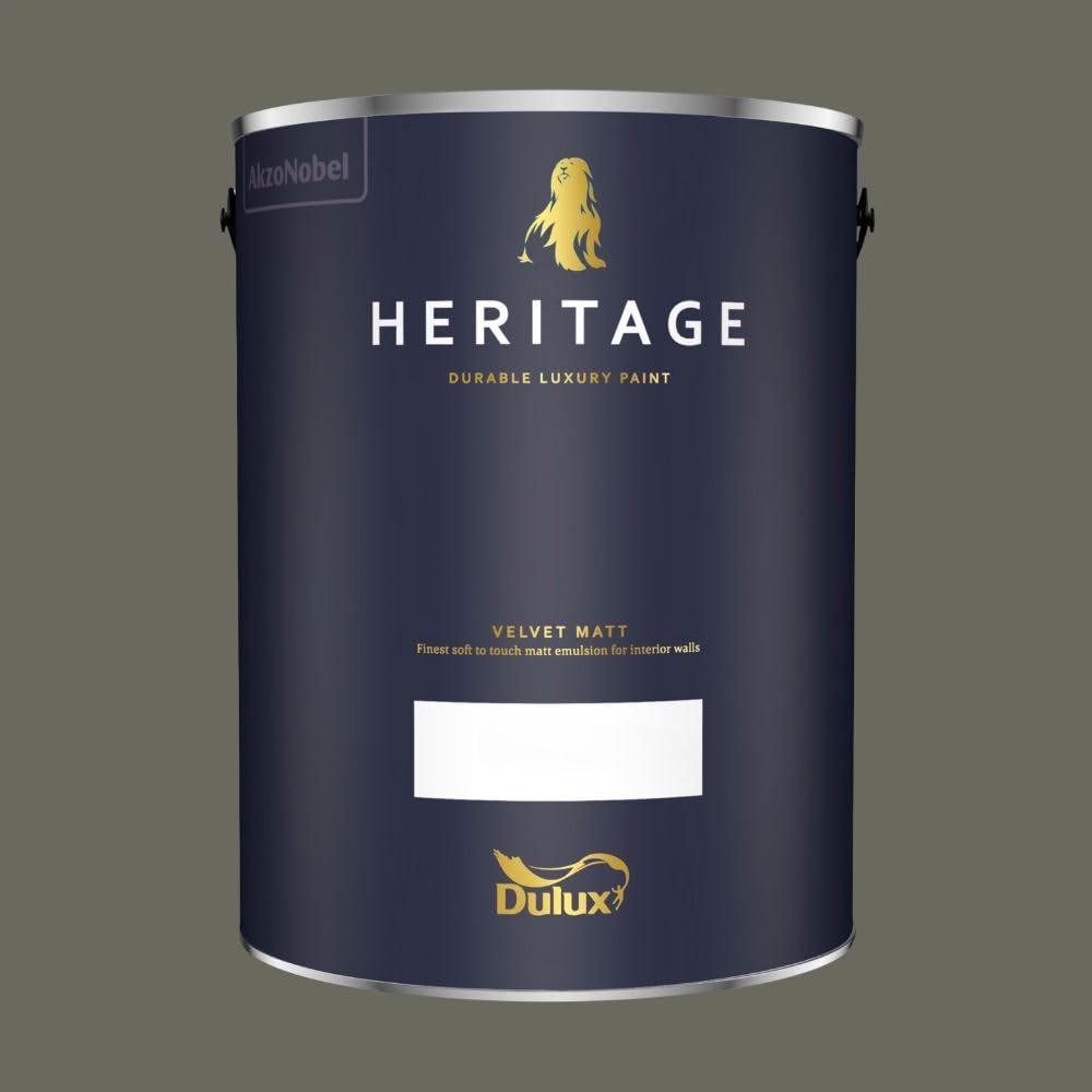 Dulux Heritage Walls and Ceilings Paint 5L - Slate Velvet Matt Emulsion