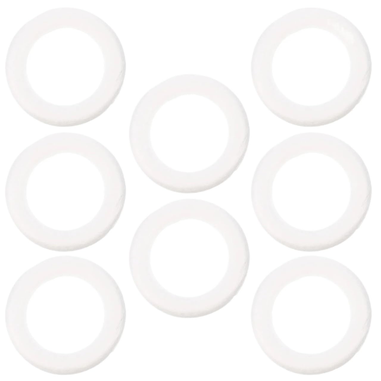GCYEIDMA 8Pcs Foam Wreath Ring Round Craft Circle