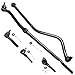 Detroit Axle - 11pc Front Suspension Kit for 1991-2001 Jeep Cherokee, 1991-1992 Comanche, 3 Outer & Inner Tie Rod Ends 2 Sway Bars 4 Ball Joints 2 Drag Links Replacement