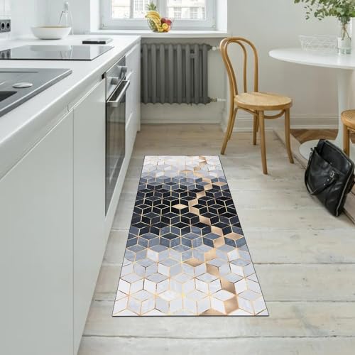 Alfombra de pasillo lavable para evitar resbalones en la cocina 5