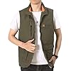 JSY Outdoor paard clip mannen reizen vest dunne leisure sneldrogende vissen multi-pocket vest zomer Bodywarmers (Color…