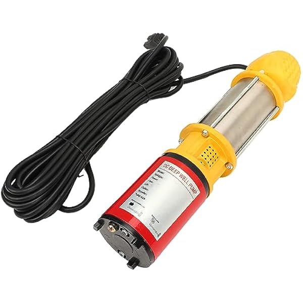 Focket Solarna Pompa Zanurzeniowa do Studni, 400 W DC, 48 V, 6 M3 H Przepływ 18 M Podnośnik, Stal Nierdzewna, Pompa Głębinowa na Prąd Stały, ze Złączami Wylotowymi 1 W 1 5 Cali 2 Cale do Nawadniania