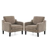 Bonnlo Juego de 2 Sillones de Salón, Avena
