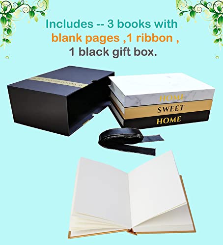 Decorative Books With Blank Pages Inside For Coffee Table Decor,Shelf Decor Or Table Decor,Faux Books For Decoration,Farmhouse Accent Decor For Living Room, Entryway Shelf, Bedroom Night Stand #TOP2