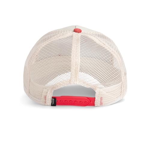 Image of Goorin Bros. The Farm Unisex Original Adjustable Snapback Trucker Hat, Red (The Certified Cow), One Size