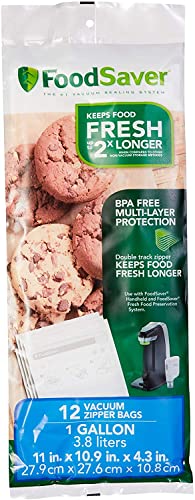 Image of FoodSaver 1-Gallon Vacuum Zipper Bags