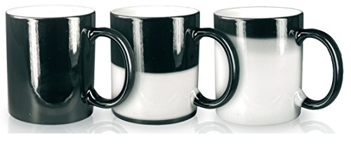 Tazza Magica in Ceramica Personalizzabile da 325ml Modello Band - 6 Tazze