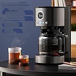 QJRGUY Automatic Coffee Machine Home Drip Leakage Tea Brewing Voice Broadcast Multi-Functional American - Image 2