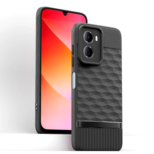 Image of Outlouders Back Cover for Redmi 15A 5G | Full Camera Protection | TPU Soft Flexible Shockproof Bumper Case (Black)
