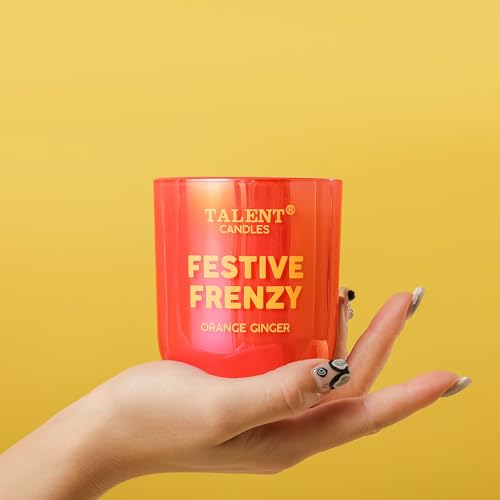 Talent Candles TALENT CANDLEGG7585HD Scented Candles Enjoy Collection Of Jar Candles, Natural Soy Aromatherapy Candle, Gift For Women And Men - Orange Ginger thumb #1