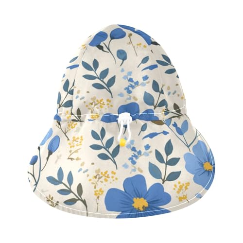 Kid Beach Hats Baby Boys Caps Baby Girls UPF 50+ Protection Adjustable Traveling Swim Hat3