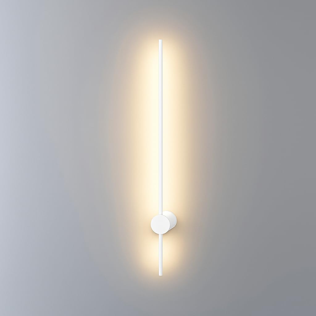 Dopa Applique da Parete LED 12W in Alluminio Barra Luminosa Design Moderno Linea Slanciata 80 CM Illuminazione Indiretta Anti AbbagliamentoLampada per Soggiorno Camera e Ufficio (Bianco)