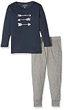 NAME IT Baby-Jungen NMMNIGHTSET Mel NOOS Zweiteiliger Schlafanzug, Mehrfarbig (Grey Melange), 92