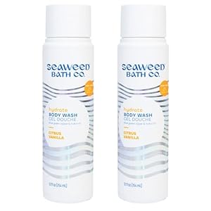 Seaweed Bath Co. Hydrate Body Wash, Citrus Vanilla Scent, 12 Ounce (Pack of 2), Shower Gel for Men & Women, Vegan, Paraben Free, Sulfate Free, Cruelty Free