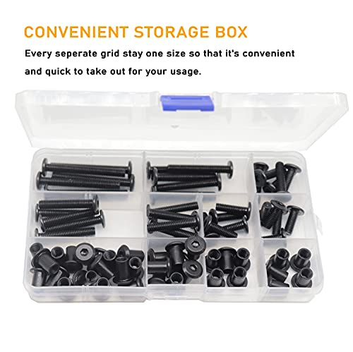 Binifimux CF-353 Black M6 Hex Drive Socket Cap Bolts Kit thumb #6