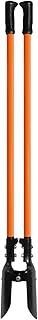 Post Hole Digger, Heavy Duty with Fiberglass Handle, Carbon Steel Blades...