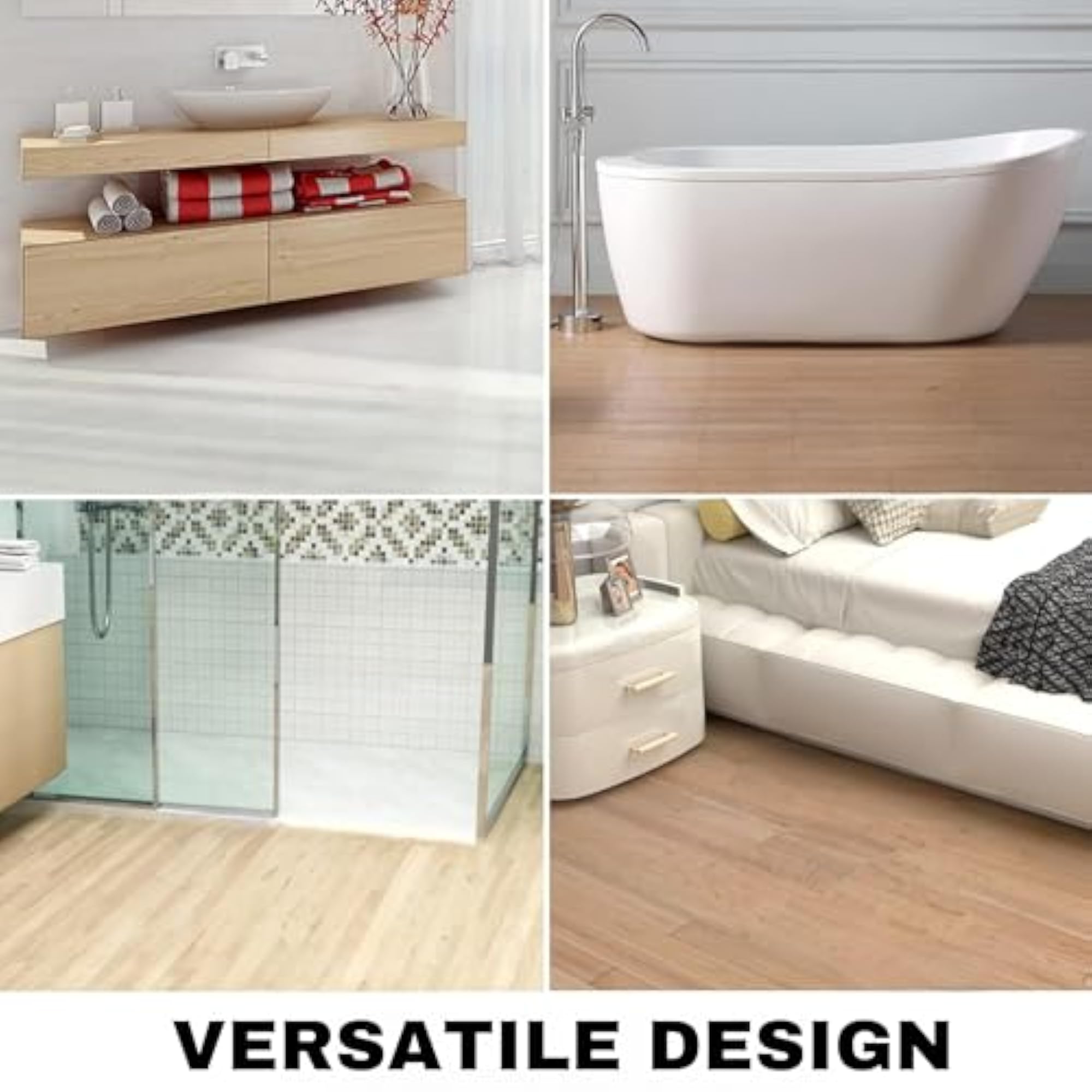 Reversible Cotton Bathroom Mat, Soft & Absorbent