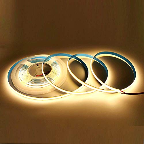 Tira de LED Flexible COB 12V Luz Cálida 5m 528 LEDs miniatura 3