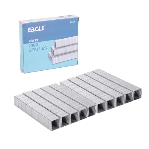 Agrafes robustes Eagle | Lot de 2 boîtes de 1000 agrafes de bureau pour 100 feuilles