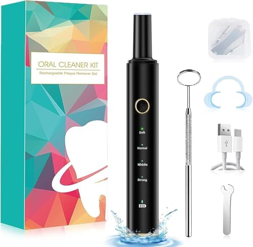 Kit Pulizia Denti Tartaro Igiene Dentale Con 4 Modalità Tartaro