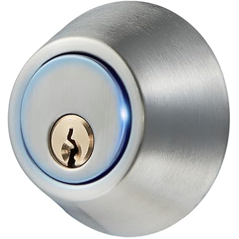 Forliggio All-New Deadbolt Door Lock Set, ANSI/BHMA Grade 3 Enhanced Security Entry Dead Bolt Level Door Locks for Exterior Front Doors, Satin Brushed Nickle Cover