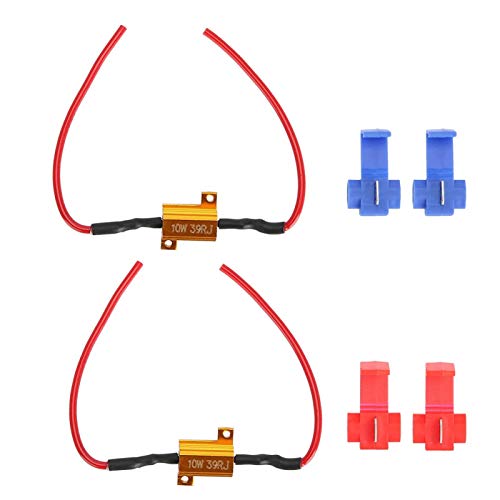 EBTOOLS pour résistance anti-erreur led clignotant p21w pour clignotant led voiture pour clignotant led moto Décodeur LED pour voiture, décodeur LED de...