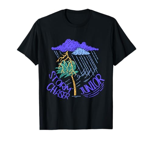 Meteorólogo Meteorológica Storm Chaser Junior Camiseta