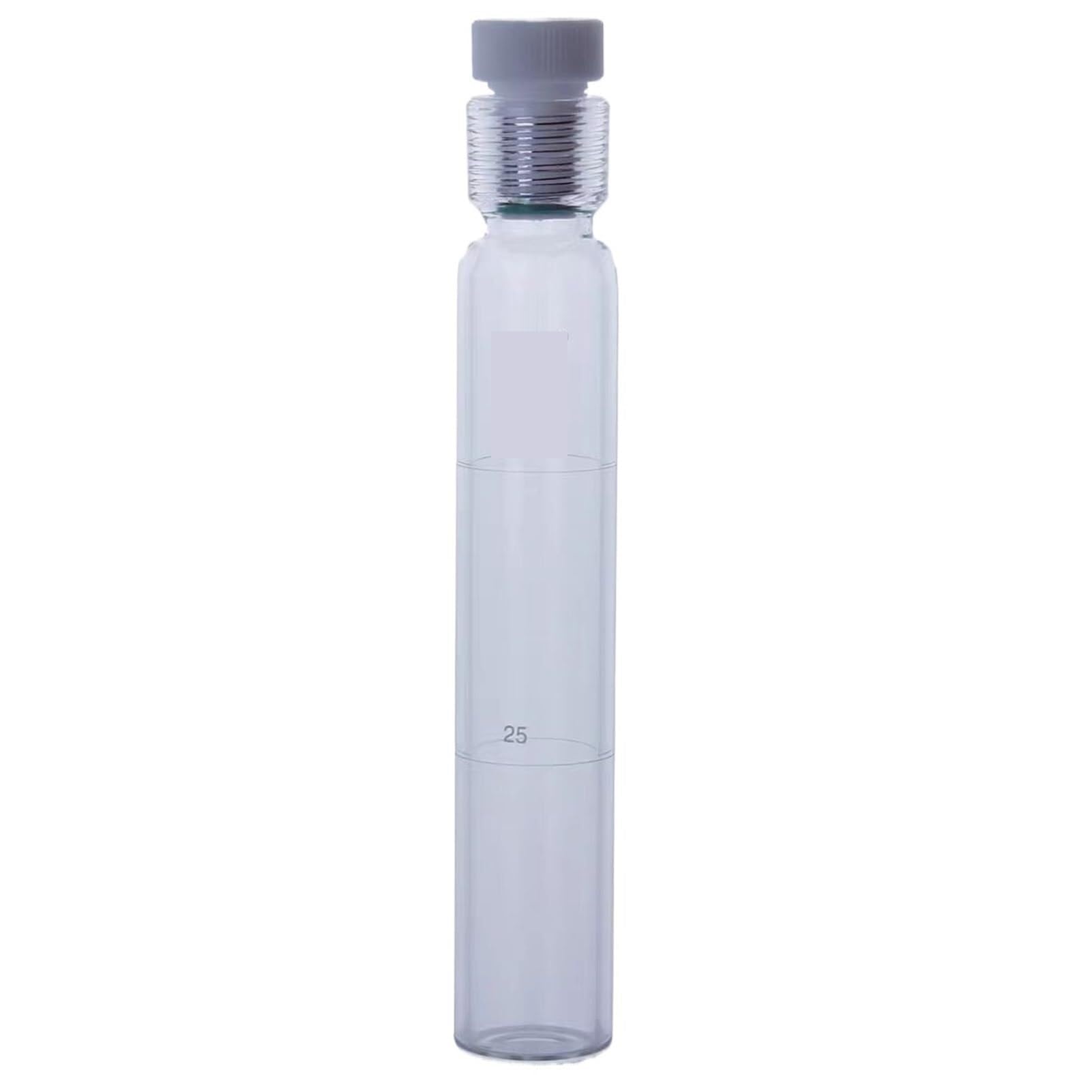 Borosilikatglasflasche， 1 STÜCK Glas-Farbmessrohr mit Schraube for Gesamtphosphor und Gesamtstickstoff, 5/10/25/50/100 ml, Glas-Druckflasche mit Schraube for Labor(100ml Round Bottom)