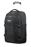 American Tourister Road Quest - Wheeled Laptop Backpack 15.6" Mochila tipo casual, 53 cm, 35 liters, Negro (Solid Black)