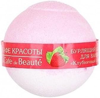 Le Cafe De Beaute Natural Ball for Bathing Bomb Strawberry Sorbet 120g