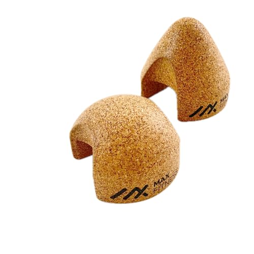 MaxFitness TriggerDuo – 2in1 Massage-Tool aus Kork oder Buche-Holz – zur Triggerpunktbehandlung & Faszienmassage – für Rücken, Nacken, Beine & Füße – kompakt & vielseitig einsetzbar (Natur-Kork)