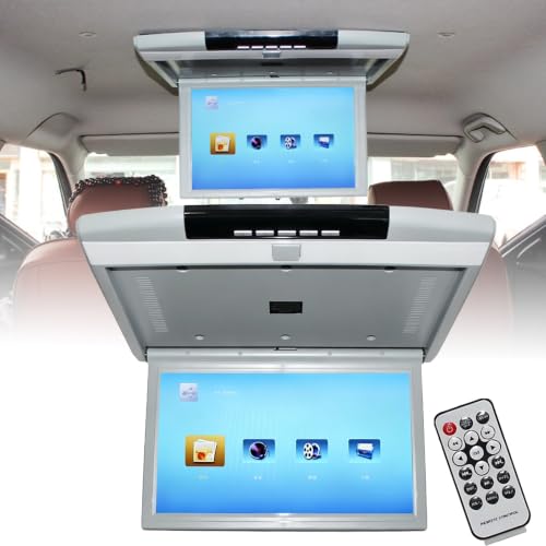 Monitor de techo de 17.3 pulgadas para coche ideal para viajes largos en familia