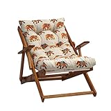 TECNOCUCI Cojín Acolchado para Tumbona de Relax (115 x 55 x 21 cm) – 100% Fabricado en Italia – Repuesto Ideal para Interiores y Exteriores